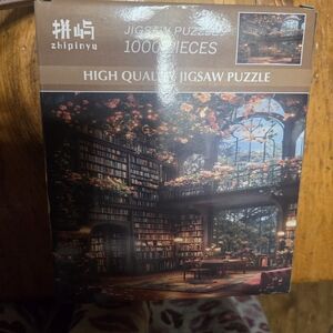 Fabulous Library Scene Jigsaw Puzzle - 1000 1/2" Pieces - Almost Impossible